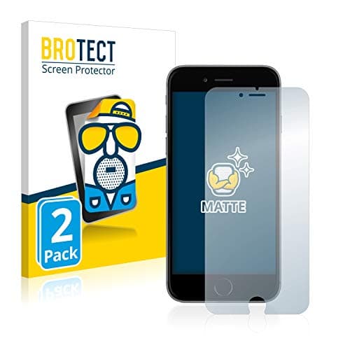 Image of brotect Screen Protector Anti-Glare compatible with Apple iPhone 6 Plus / 6S Plus (2 Pack) Screen Protector Matte, Anti-Fingerprint Protection Film