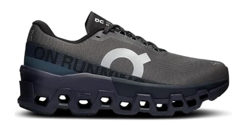 Image of On Men's Cloudmonster 2 Sneaker, Asphalt/Iron, 9.5 UK