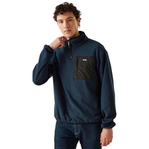 Image of Regatta Mens Frankie Half Zip Fleece Navy