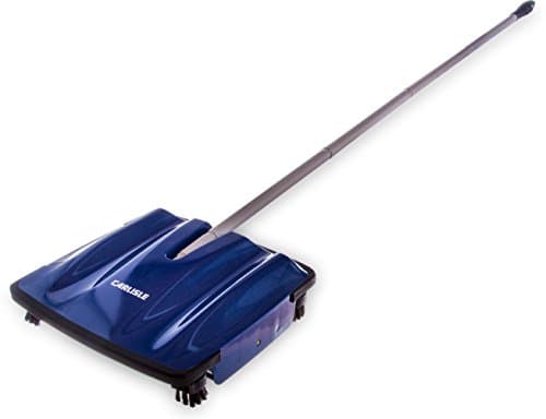 Image of Carlisle FoodService Products 3639914 Duo-Sweeper Multi-Surface Cordless Floor Sweeper, 10" Sweeping Path(Pack of 4)