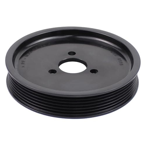 Image of Power Steering Pump Pulley for Mercedes C Class W202 W203 Coupe CL203 S202 S203 CLK C209 CDI E Class W210 W211 S210 S211 W163 Diesel S320 CDI SLR R199 Sprinter B901 B902 B903 B904 B906 Vito W638