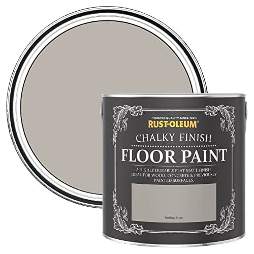 Image of Rust-Oleum Beige Scratch-Proof Floor Paint in Matt Finish - Portland Stone 2.5L
