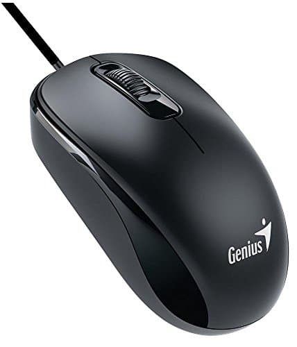 Image of Genius 31010116100 - DX-110 Black USB Full Size Optical Mouse