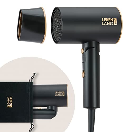 Image of LEBENLANG Hair Dryer Ionic 2100W - Anti-Spliss with Cold Air Mode | Powerful Portable Travel Hairdryers for Women & Men Mens I UK Lightweight Hairdryer Föhn Fön Hair dryers Hair-Dryer Blow Hair Drier