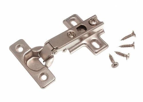 Image of 3 Pairs X 26mm All-Steel C-Form Cabinet Door Hinges: Robust & Versatile