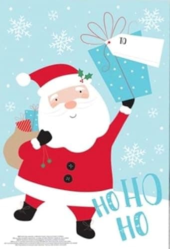 Image of 6 Large Christmas Santa Sacks (2 x 3) - 75cm X 50cm- (C57) by FANCYDRESSCOZ