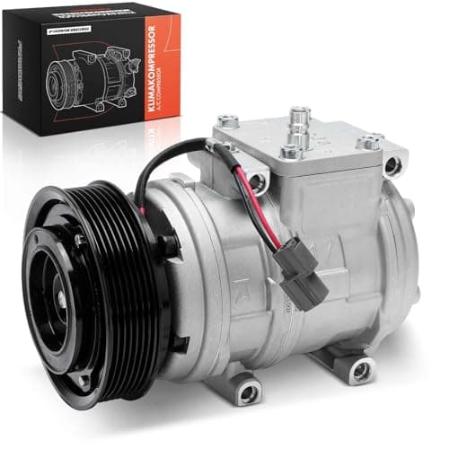 Image of Frankberg AC Compressor with Clutch Compatible with Defender L316 2.5L Discovery II L318 2.5L 4.0L R.a.n.g.e R.o.v.e.r II P38A 3.9L 4.0L 4.6L Replace# LR012805, Oil pre-filled