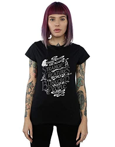 Image of Absolute Cult Fantastic Beasts Women's Strange Creatures T-Shirt Black Small