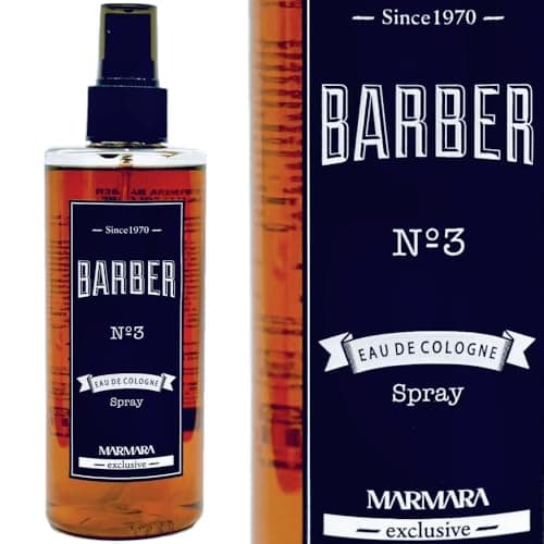 Image of Barber Marmara No.3 Eau de Cologne Spray 250ml | Men’s Aftershave Cologne | Refreshing Long-Lasting Fragrance | Classic Barbershop Spray Cologne for Men