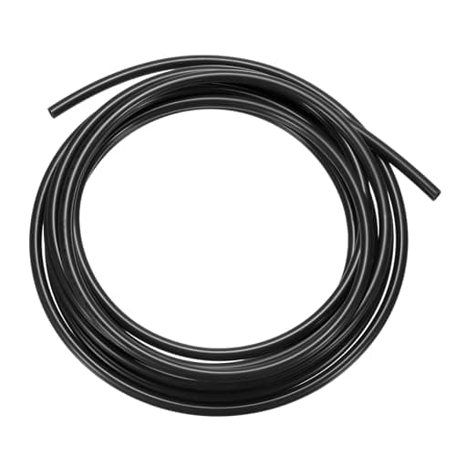 Image of sourcing map Pneumatic Tubing Pipe Pu Hose 8mm OD x 5mm ID 5 Meters(16.4 FT) Air Compressor PU Polyurethane Line Hose Tube for Air Compressor Water Fluid Transfer, Black