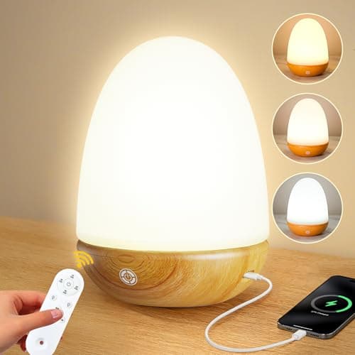 Image of SAD Lamp, 10000Lux Light Therapy Lamp Helps Combat Seasonal Affective Disorder with Dimmable, 3 Color Temperature, 4 Timer, Sunlight Lamp with Remote for Office/Home/Sleep, Light Wood Grain