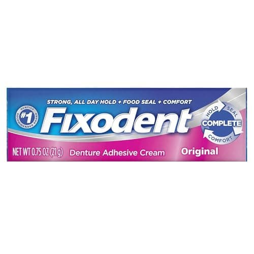 Image of Fixodent Denture Adhesive Cream Original 0.75 Oz Pack Of 12