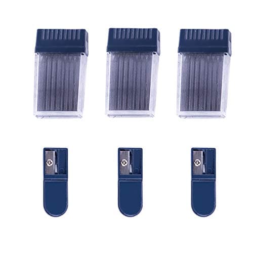 Image of ZLKSKER 36pcs Compass Lead Refills 2 Millimeter for Math Compass/Drawing Compass, 12 per Tube (Pack of 3 Tubes)