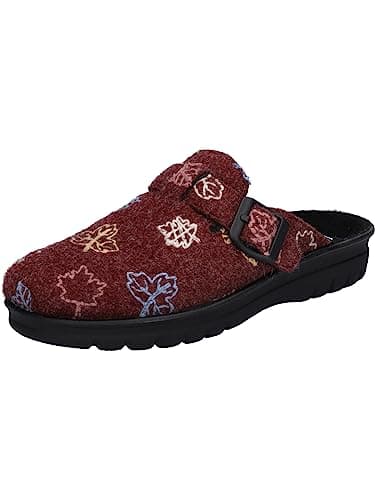 Image of Westland Metz 390 Women's Mules, Women's Slippers, Width G (Normal), Black Bordo Multi, 8.5 UK
