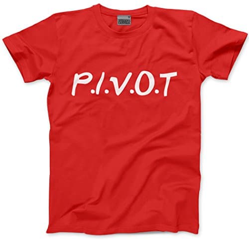 Image of HotScamp Pivot Men's Unisex T-Shirt - red Small