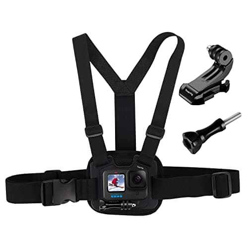 Image of Suptig Chest Mount, Adjustable Chest Strap, Breathable Material for Gopro Hero 13 Hero 12 Hero 11 Hero 10 Hero 9 Hero 8 Hero 7 Hero 5 Hero 4 Hero 3, AKASO, DJI osmo and More Action Cameras