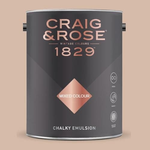 Image of Paint Stop CRAIG & ROSE 1829 CHALKY EMULSION FRESH PLASTER 5L