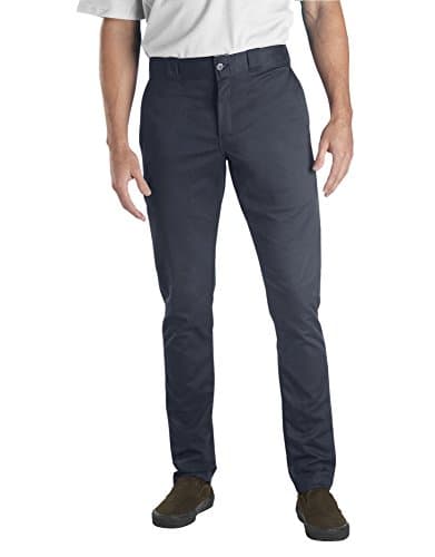 Image of Dickies, Men's, Work Pant Skinny Straight, Dark Navy, 33W / 30L