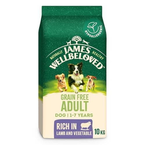 Image of James Wellbeloved Dog Adult Hypoallergenic Dry Food Grain Free Lamb 10 kg