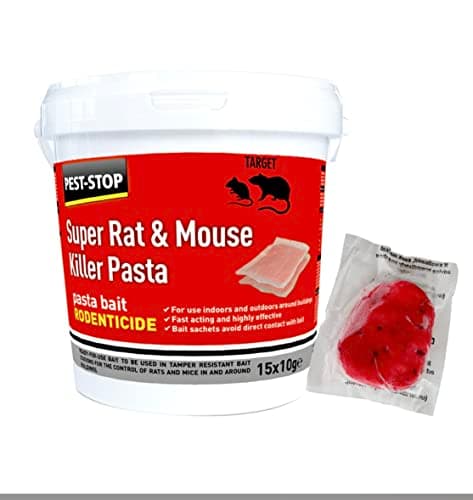 Image of Pest-Stop Super Rat & Mice Pasta Sachets 10g Packs (60)