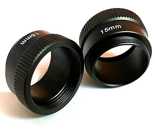 Image of 2x Metal 15mm Connect-or Screws Height 2cm Video Camera Lens C-CS Mount Adapter Circle Rings For Increasing Distance Lens And Image Sensor Conversion Interface Photo-graphy Parts Accessories