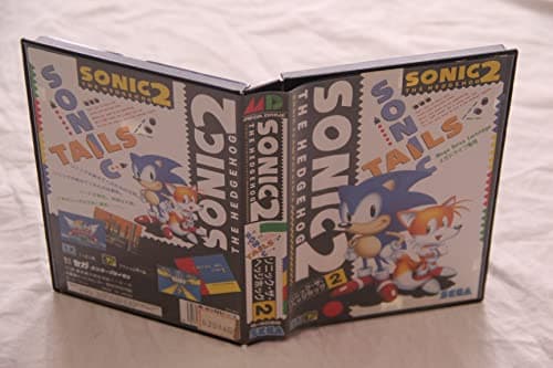 Image of Sonic 2 The Hedgehog SEGA Mega Drive Japan Original with Manual + RegCard Game G-4088