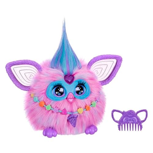 Image of Furby (Pink Interactive Plush Toy - Speaks German & Furbic, Reacts to Voice, Dances & Lights - 5 Game Modes, 600+ Reactions - Electronic Toy from 6 Years