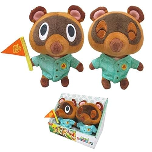 Image of New Horizons Sanei Animal Crossing Timmy & Tommy Nook plush box set