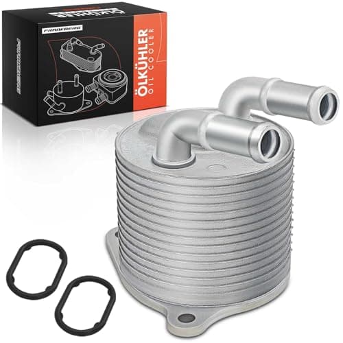 Image of Frankberg Engine Oil Cooler Petrol/Diesel Compatible with 2 Active Tourer F45 2 Gran Tourer F46 X1 F48 X2 F39 Replace# 24148699905