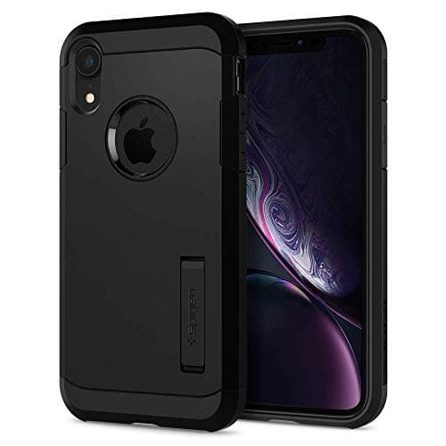 Image of Spigen Tough Armor Case Compatible with iPhone XR - Black