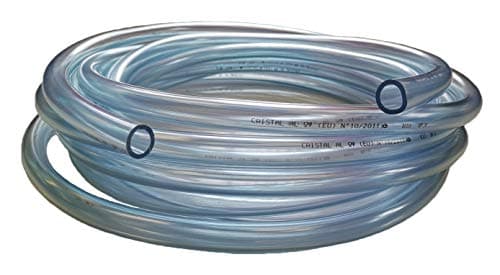 Image of 10mm ID x 13mm OD (3/8" x 1/2") Clear Unreinforced PVC Tubing - Water/Air Hose Pipe, Food Grade - 1 Metre