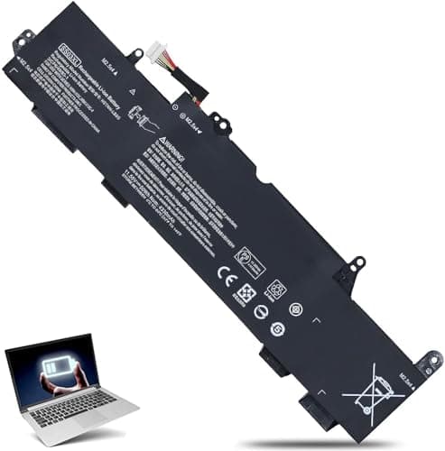 Image of SS03XL 933321-855 Battery for HP EliteBook 840 G5,EliteBook 730 735 740 745 830 846 G5, EliteBook 735 745 830 840 G6 ZBook 14U G5 G6 HSN-I13C-4 HSN-112C HSTNN-LB8G 932823-421 932823-1C1 SS03050X 50WH
