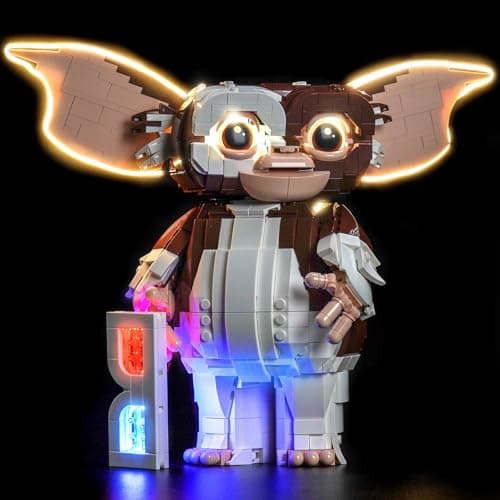Image of LocoLee Customized Led Light Set Compatible with Lego 21361 Gremlins: Gizmo Decoration Led Decoration Lighting Kit Compatible with Lego 21361 Building Blocks Model,Only Lights Set,No Model