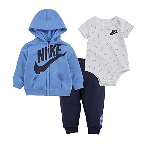 Image of NIKE Unisex COORDINATED_OUTFIT, Midnight Navy, 0-3 Months UK