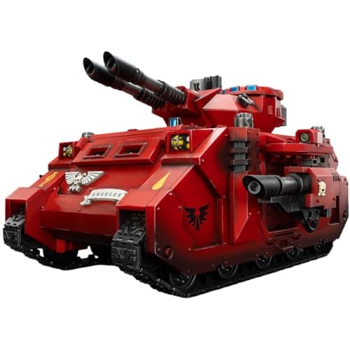 Image of JOYTOY Warhammer 40k 1/18 Action Figure Blood Angels Predator Annihilator with Twin Lascannons Collectible Gifts,Toys for Kids 15+ and Adults 10-inch