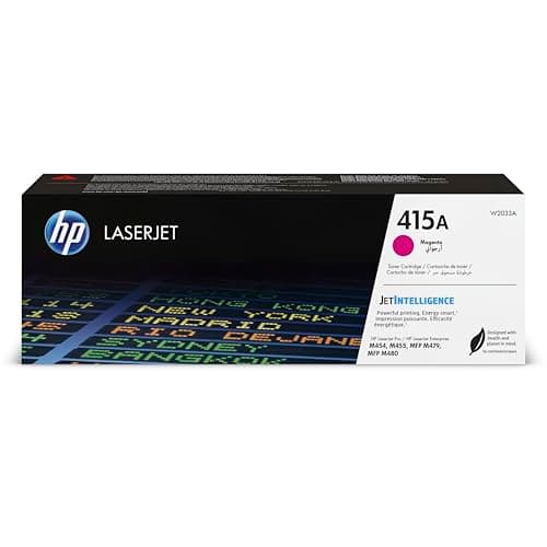Image of HP W2033A 415A Original LaserJet Toner Cartridge, Magenta, Single Pack, Standard