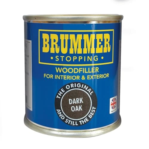 Image of Brummer Wood Filler Dark Oak 250g