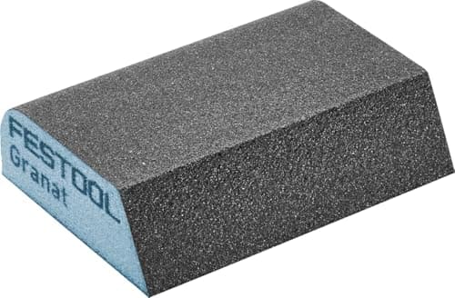 Image of Festool 201084 120 Grit Contoured Abrasive Sanding Blocks 6-Piece, Multi-Colour, 3.15 in*3.86 in*4.72 in