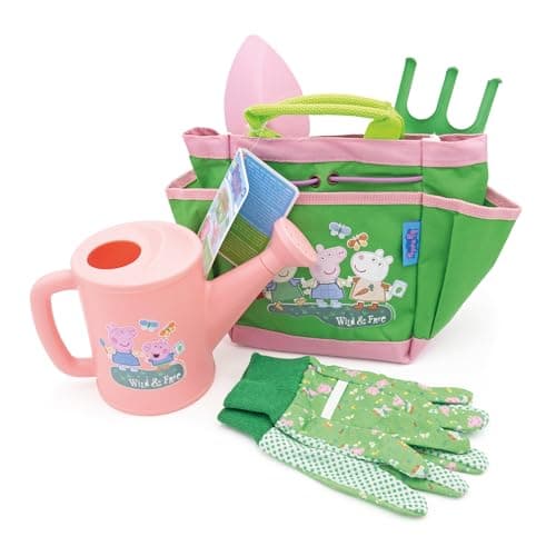 Image of Peppa Pig Children’s Gardening Set, Green and Pink