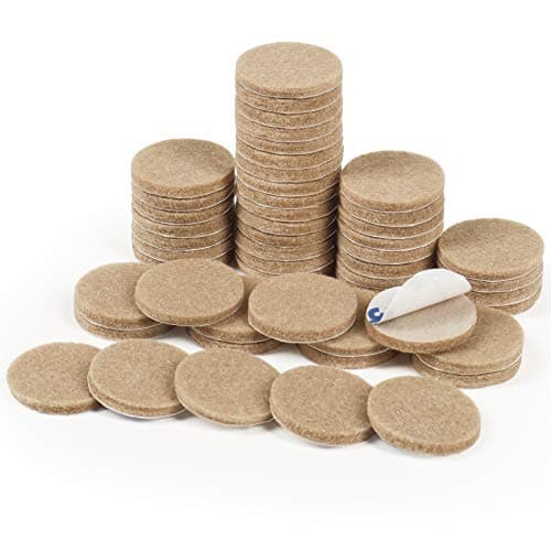 Image of Furniture Pads,50 Pieces Felt Pads Self Adhesive Round Furniture Feet Protectors for Floor and Furniture(Beige)