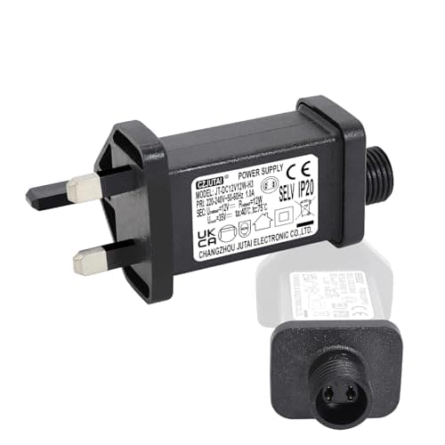Image of CubePlug 12V 12W String Lights Indoor-Outdoor Power Adapter for CZJUTAI JT-DC 12V 12W /9W /7.2W /6W /4.5W /3.6W-IP44 Christmas Lighting [U3T2]