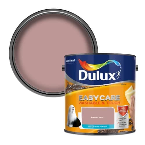 Image of Dulux Easycare Washable & Tough Matt Emulsion Paint - Pressed Petal - 2.5L