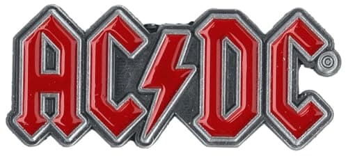 Image of AC/DC Red Logo Unisex Pin red, Zinc alloy,
