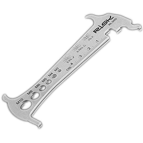 Image of TuoTu 3 in 1 Bicycle Bike Chain Wear Indicator Chain Checker Tool Bolt Measurement for Mountain Bike/Folding Bicycle/Road Vehicles/MTB
