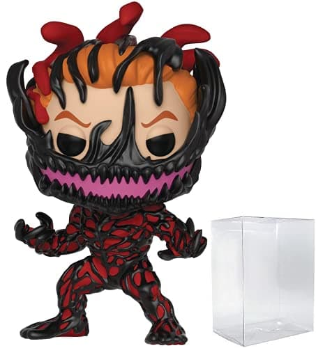 Image of POP Marvel: Venom - Carnage Cletus Kasady Funko Pop! Vinyl Figure (Bundled with Compatible Pop Box Protector Case), Multicolored, 3.75 inches