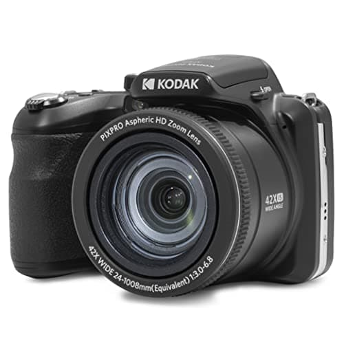 Image of KODAK Pixpro Astro Zoom AZ425 Digital Camera Bridge 42X Optical Zoom 24 mm Wide Angle 20 Megapixels LCD 3 Full HD 1080P Video Li-ion Battery Black (Renewed)