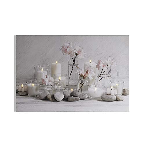Image of Art For The Home Serenity Led Light Up Canvas Wall Art