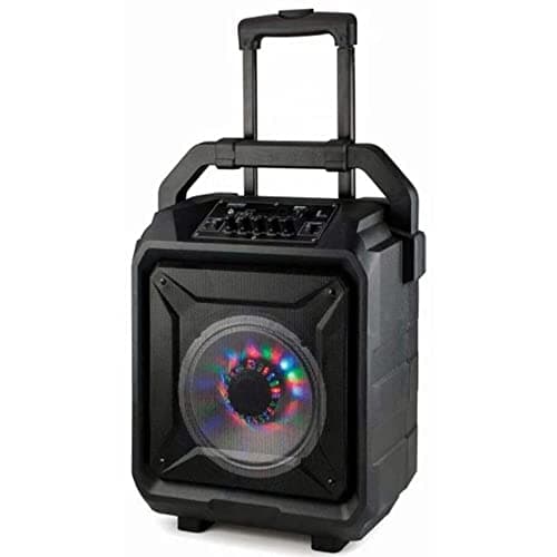 Image of Daewoo Electronics – Wireless Speaker – Daewoo Dsk-395 Troley Karaoke Speaker, 40 W, FM Radio, Bluetooth, Black