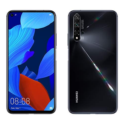 Image of Huawei Nova 5T 128GB 6.26” LCD Display Smartphone with 48 MP Camera, 6GB RAM, SIM-Free Android 9.0, EMUI 9.1, Single Sim, (Black) UK Version