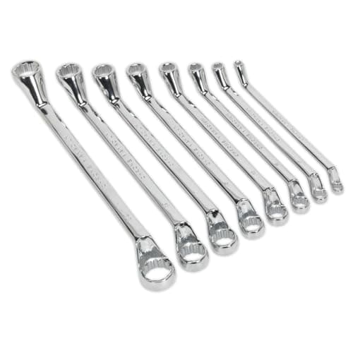 Image of Siegen S0405 8pc Deep Offset Ring Spanner Set - Metric